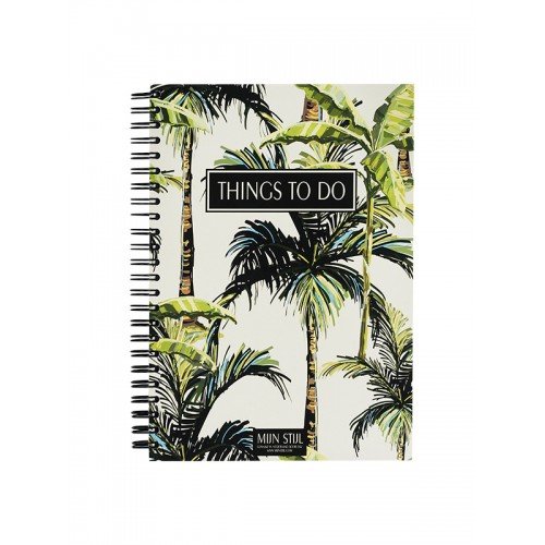 Mijn Stijl notitieboekje Things to do licht botanical