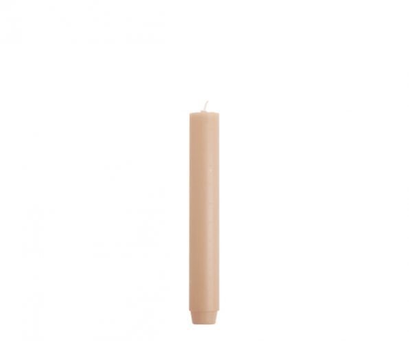 Rustik Lys dinerkaars Iced Apricot – 2,6 × 18 cm
