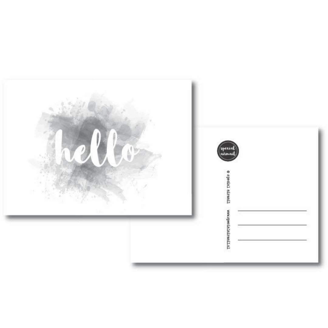 Special Airmail - Kaart Hello