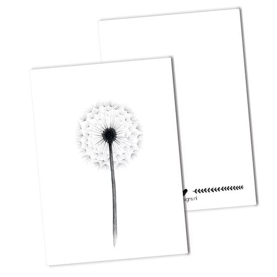 BDdesigns - Kaart Paardenbloem