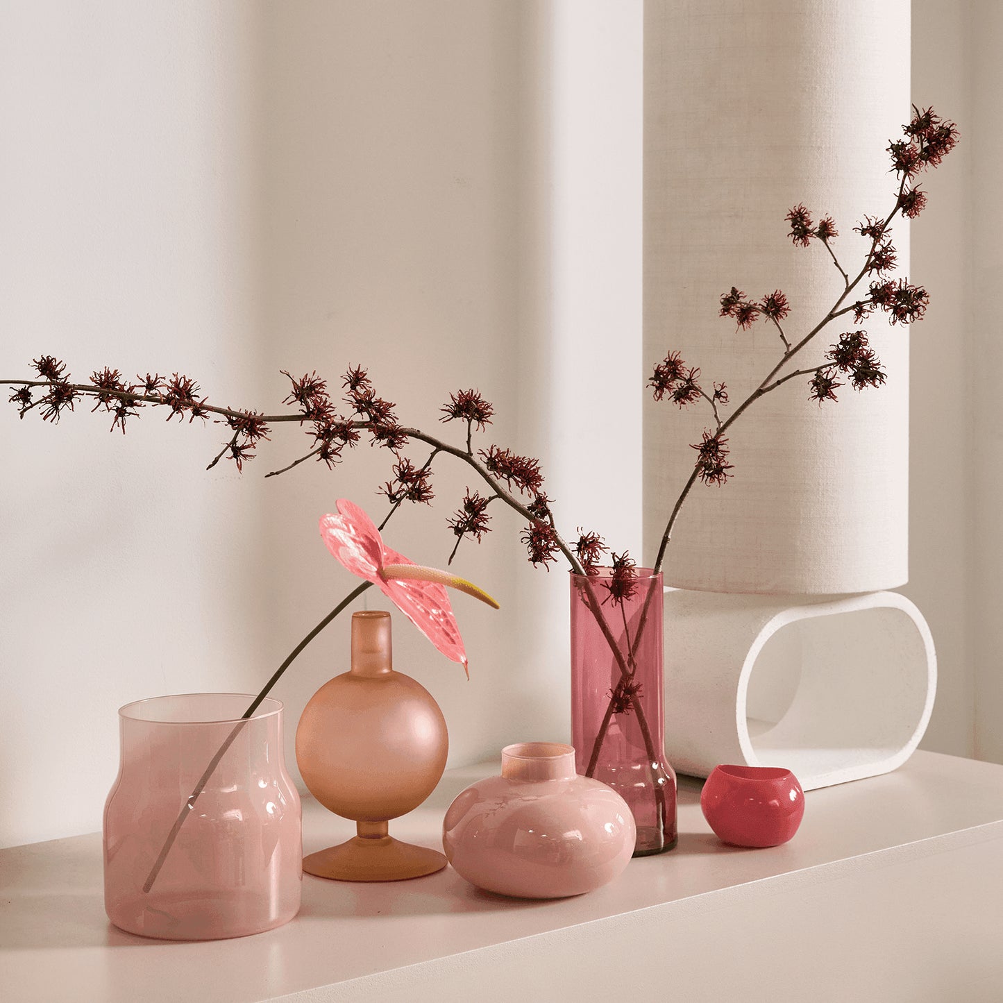 Urban Nature Culture - Kandelaar Sopra Olijfgroen Gerecycled Glas