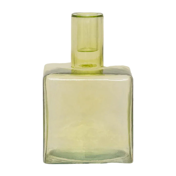 Urban Nature Culture Cubico kandelaar Pale Green gerecycled glas