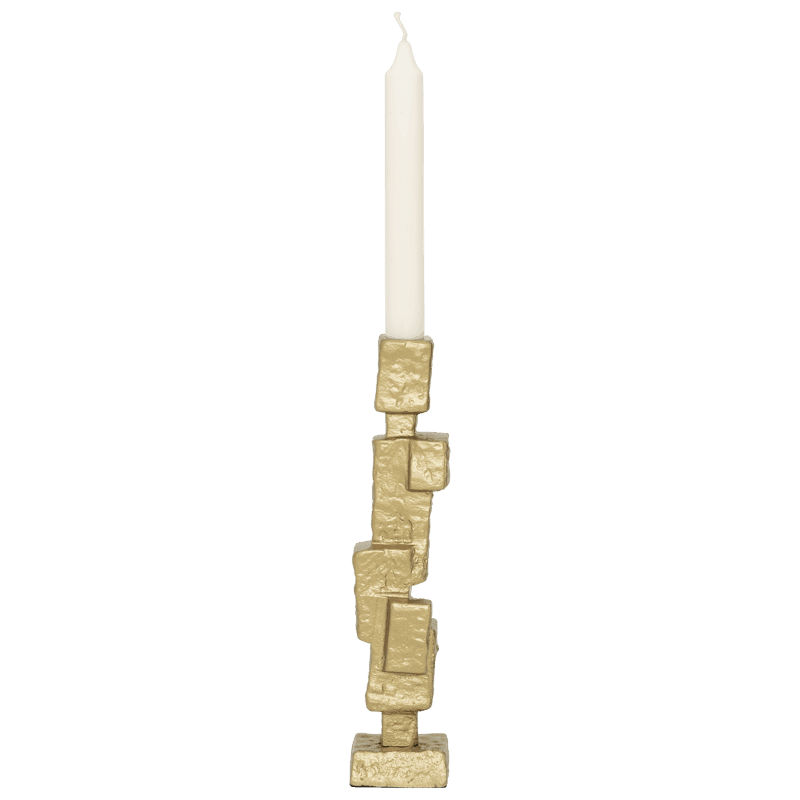 Urban Nature Culture - Kandelaar Mona - Goud Aluminium (28 cm)