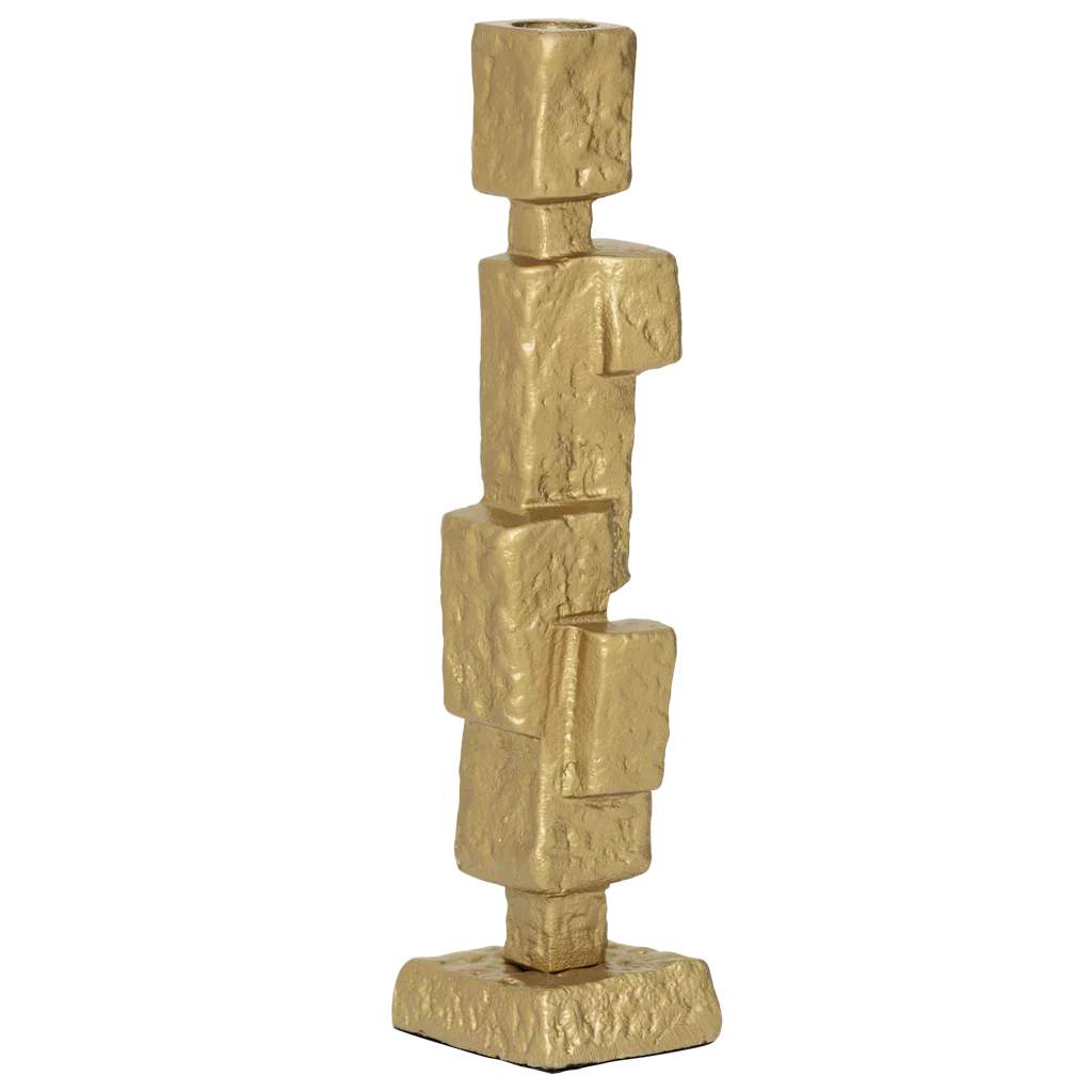 Urban Nature Culture - Kandelaar Mona - Goud Aluminium (28 cm)