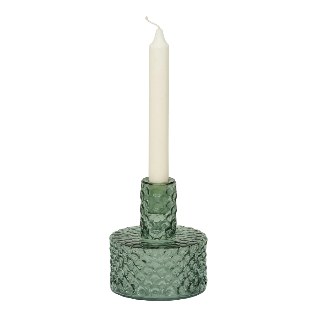 Urban Nature Culture - Kandelaar Belo - Aqua Foam Gerecycled Glas (13,5 cm)
