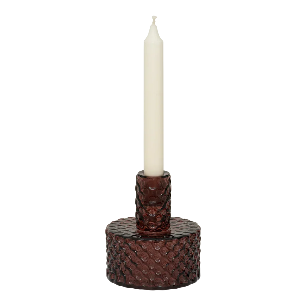 Urban Nature Culture - Kandelaar Belo - Fudge Gerecycled Glas (13,5 cm)