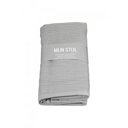 Mijn Stijl - Handdoek XL Licht grijs