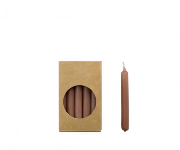 Rustik Lys potloodkaarsjes Brique 1,2 × 10 cm