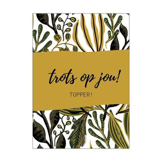BDdesigns - Kaart Trots op jou!