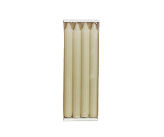 Rustik Lys - Grooved dinerkaars Pistache s/4