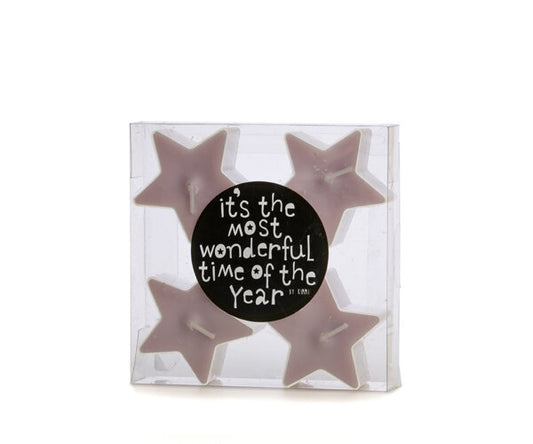Rustik Lys - Waxines ster pastel lilac