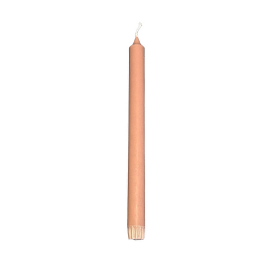 Rustik Lys - Stearine dinerkaars 2,2 x 28 cm pink terra