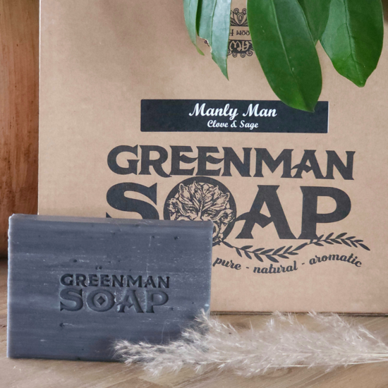 Greenman - Zeepbar Manly man - Vaderdageditie