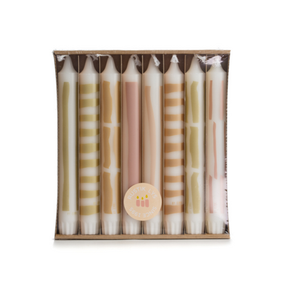 Rustik Lys - Stearine dinerkaars By Kimmi giftset Party