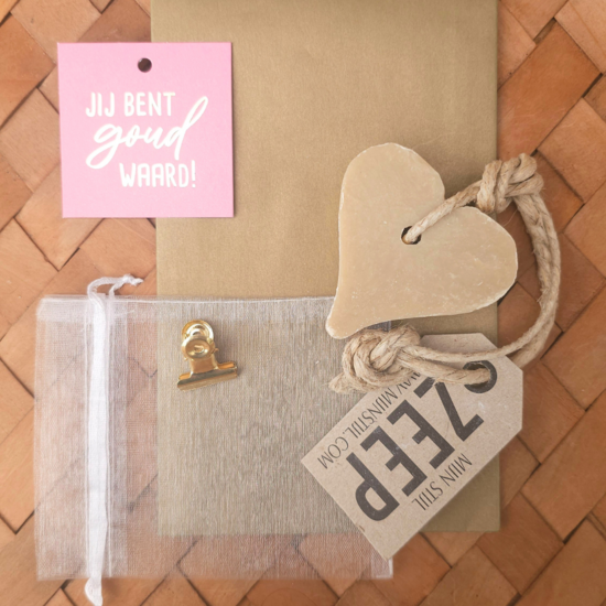 Gift set Zeep Jij bent goud waard