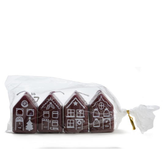 Rustik Lys - BY KIMMI Huis kerst aubergine