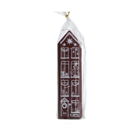 Rustik Lys - BY KIMMI Huis kerst aubergine L