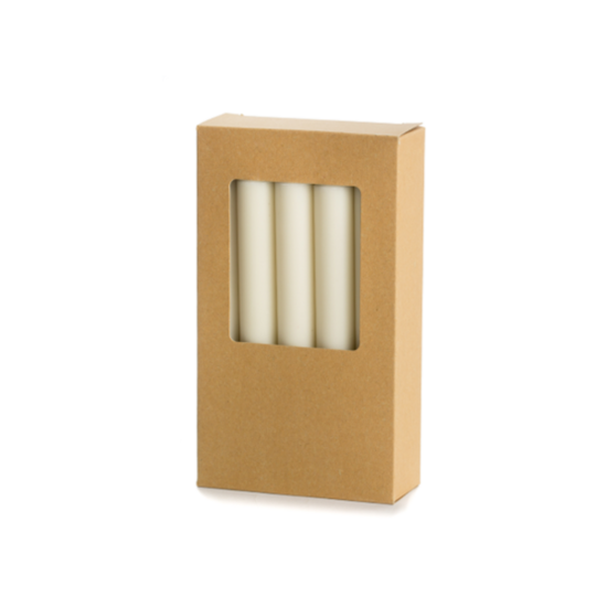 Rustik Lys stearine dinerkaars Cream 2,2 × 19 cm