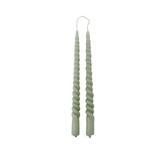 Rustik Lys - Dinerkaars Swirl Dusty green