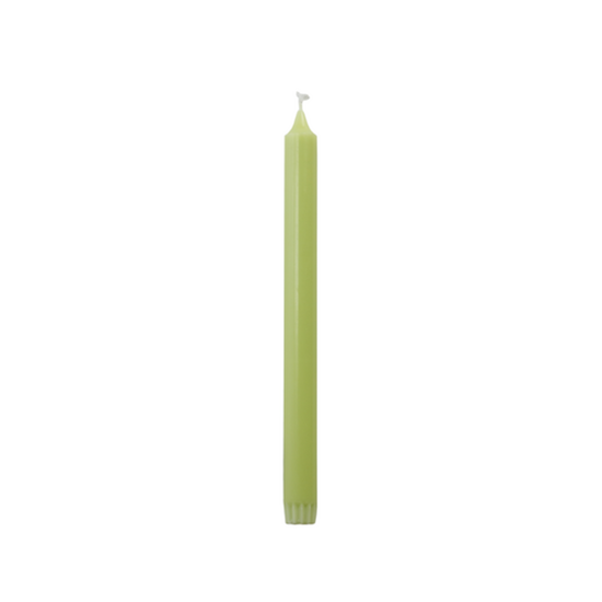 Rustik Lys - Stearine dinerkaars 2,2 x 28 cm apple green