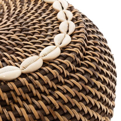 Bazar Bizar – Colonial Peek-a-Boo mand Naturel Bruin M – 27 × 18 cm