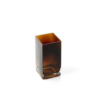 Bazar Bizar – Cuboid vaas amber S – 10 × 20 cm