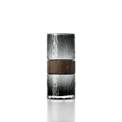 Bazar Bizar – Wood You Be Mine vaas – donkergrijs – M – productfoto 5