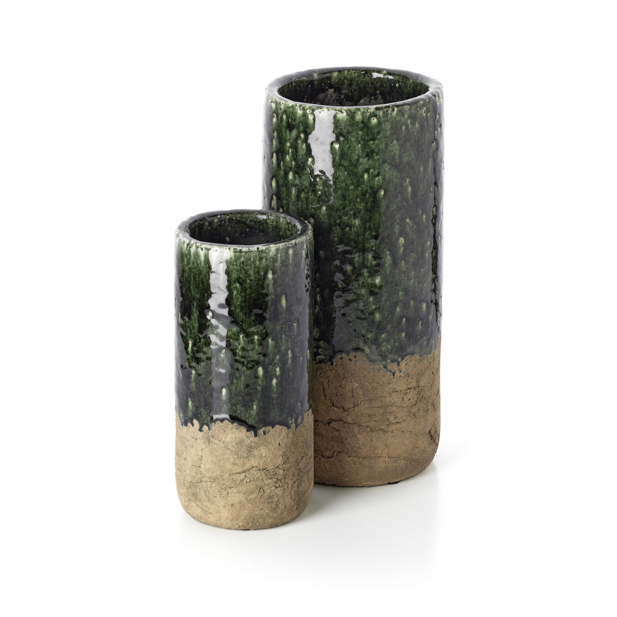 Bazar Bizar Moscilindervaas – betongroen – M – productfoto 4