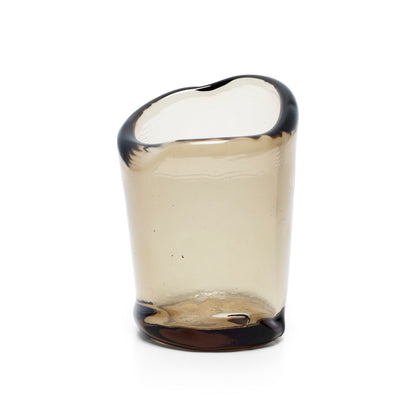 Bazar Bizar - Nocturne Windlicht / Theelichthouder – Charcoal Glas