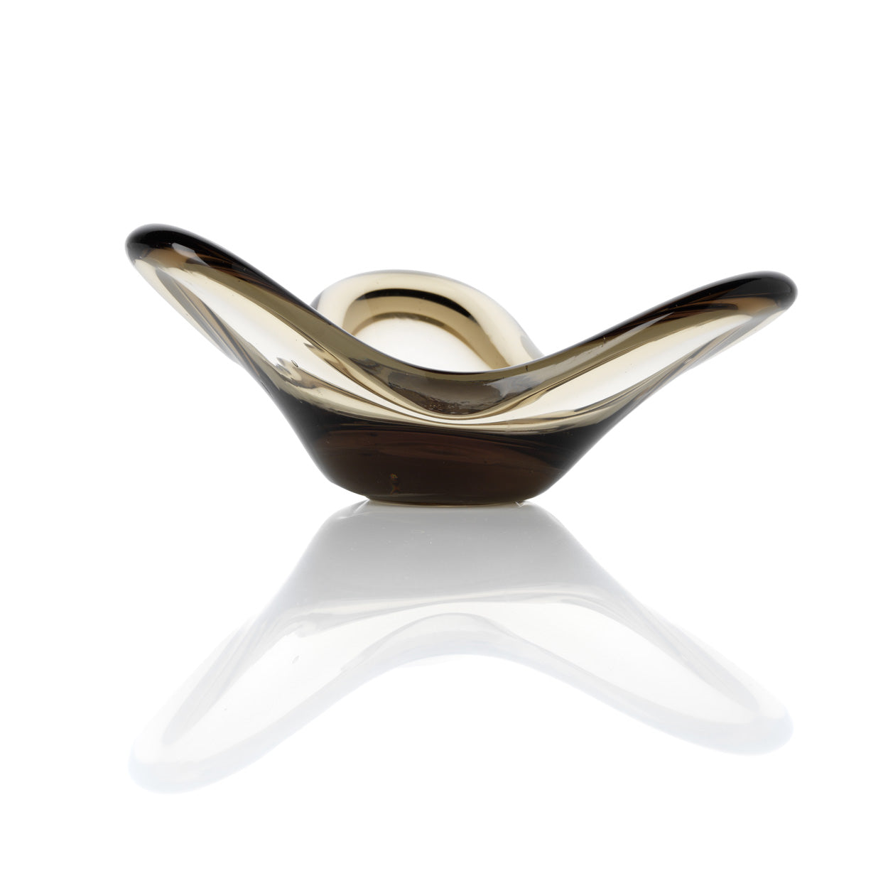 Bazar Bizar - Liquid Form Theelichthouder – Smoke Glas