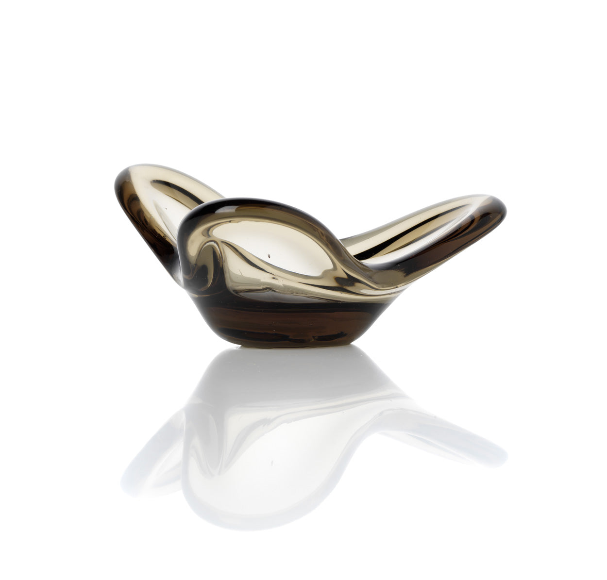 Bazar Bizar - Liquid Form Theelichthouder – Smoke Glas