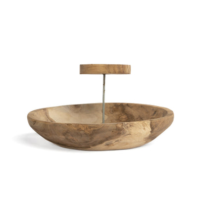 Bazar Bizar - The Candle Plate Kaarsenplateau – Naturel Teakhout