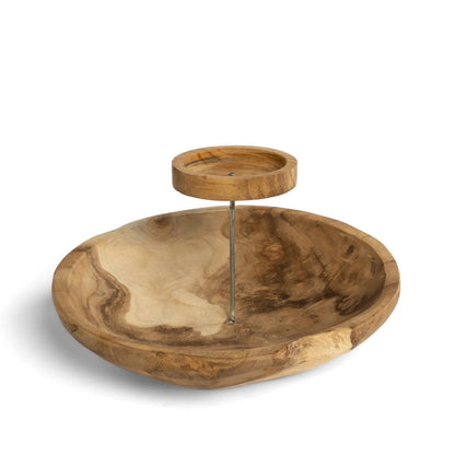 Bazar Bizar - The Candle Plate Kaarsenplateau – Naturel Teakhout