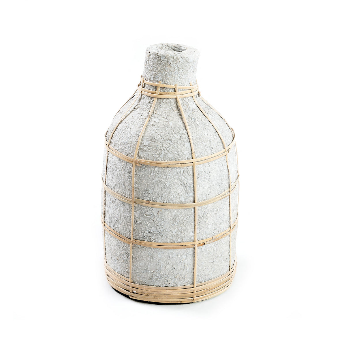 Bazar Bizar Whoopy vaas – beton/naturel – L – productfoto 1