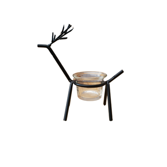 Kolony - Waxinehouder hert zwart
