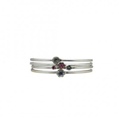 Lisbeth Dahl Copenhagen - Armbanden zilver (set van 4 stuks)