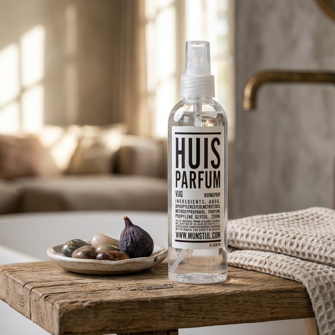 Mijn Stijl roomspray Vijg met vijg op houten plank
