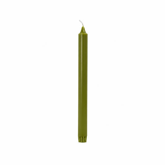 Rustik Lys stearine dinerkaars Olive 2,2 × 28 cm